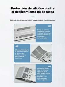 Soporte Plegable y Ajustable para Laptop,Tu Oficina Móvil en Cualquier Lugar,Multifuncional. - Multicolor - Ver 9