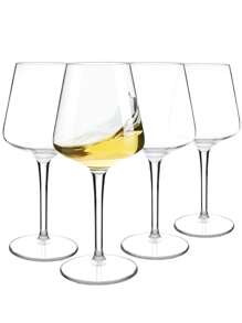 2/4/6 PEÇAS Taças de Vinho Tinto de Plástico Transparente de Tritan, Taças de Plástico de Copoliéster Reutilizáveis, Taças de Vinho Branco à Prova de Estilhaços Adequadas para Uso Ao Ar Livre, Adequadas para Festas, Casamentos, Dia dos Namorados, Presente - transparente - Visão 13