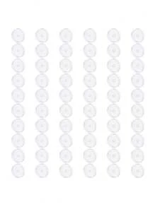 10/30/60Pcs Silicone Fixed Piercing Healing Discs Soft Flat Spacer Washer Anti Hyperplasia Anti-Sagging For Nose Ear Cartilage