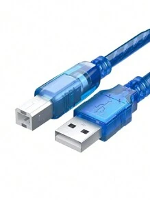 Cable Extensión USB 2.0 Tipo A B Para Impresora De 3 Metros - Azul - Ver 2