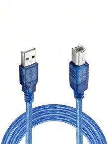 Cable Extensión USB 2.0 Tipo A B Para Impresora De 3 Metros - Azul - Ver 3