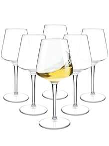 2/4/6 PEÇAS Taças de Vinho Tinto de Plástico Transparente de Tritan, Taças de Plástico de Copoliéster Reutilizáveis, Taças de Vinho Branco à Prova de Estilhaços Adequadas para Uso Ao Ar Livre, Adequadas para Festas, Casamentos, Dia dos Namorados, Presente - transparente - Visão 12