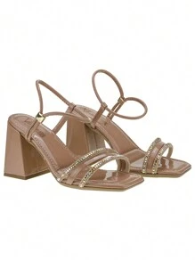 Vitrine shoes Women Heeled Sandals - 摩卡棕 - 查看 2