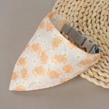 Supet 1 Peça toalha de saliva para animais de estimação, babador em forma de boca de cachorrinho ou bandana triangular para gatos e cães adequados para animais de estimação de pequeno e médio porte.