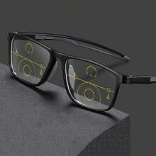 1 件装新款超轻眼镜，老年人运动防滑双光无度数眼镜，男女通用高清无度数眼镜 - 彩色 - 查看 1