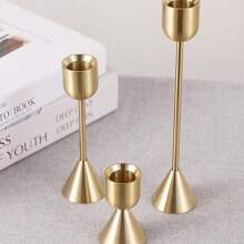 Festival Romantic Candlestick, Metal Iron Vintage Decoration, Brass Candle Holder Stand, Wedding Candlestick Base,Room Decor,Gifts Birthday Graduation