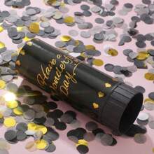 5/10 件 4.3 英寸婚礼迷你手持五彩纸屑炮，适用于庆典、典礼、派对、弹簧花管比赛、周年纪念、生日惊喜、摄影道具， - 彩色 - 查看 6