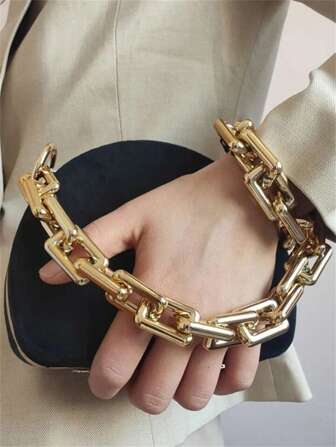 1pc 53cm Metal Appearance Acrylic Material Cloud Bag Strap, Shoulder/Crossbody/Handbag Accessory For Bag Remodeling