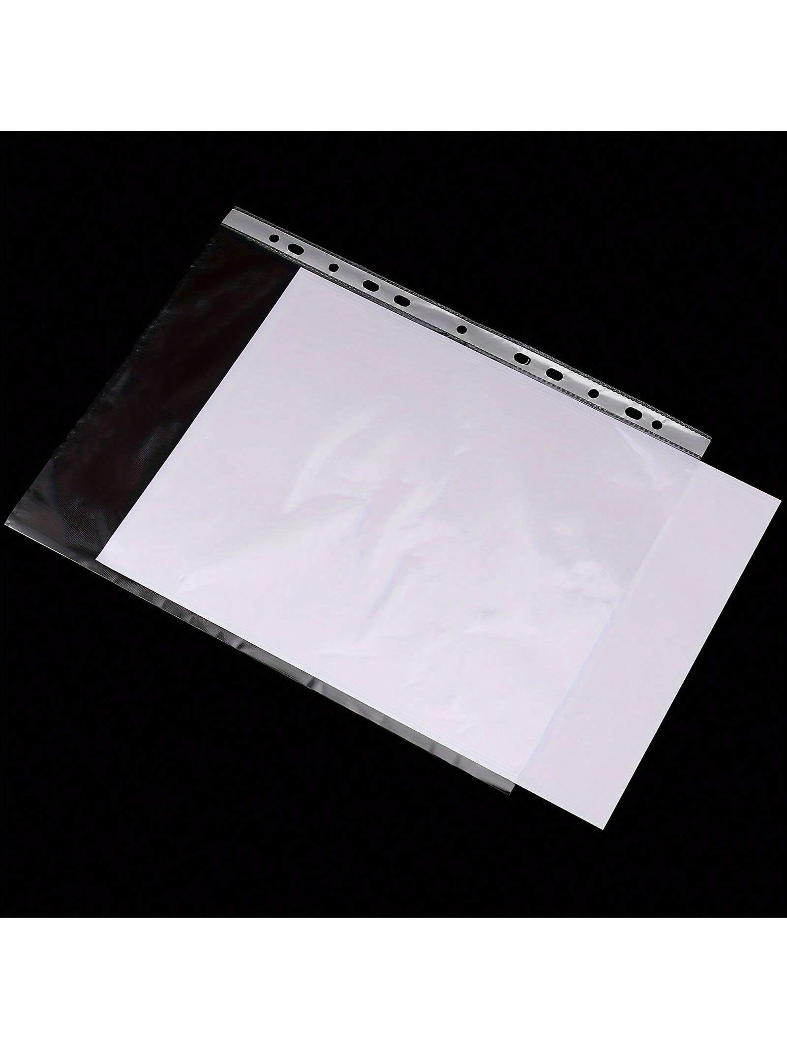 طقم 100 حافظة وثائق شفافة مقاومة للماء – مناسبة لل...