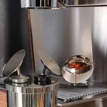 Espresso Shot Mirror For Bottomless Portafilter, Stainless Steel Mirror Surface And Adjustable Base, Suitable For Observation Observing Coffee Flow Rate And Channel Effects, Coffee Machine Accessories – Barista Tools School Supplies Back To School