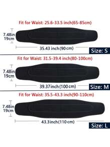 1pc Waist Trainer Belt Women Men Waist Trimmer Slimming Belly Band Sweat Waist Body Shaper Sports Girdles Tummy Waist Cincher Wrap Gym Gym Accessories Fajas Lumbares