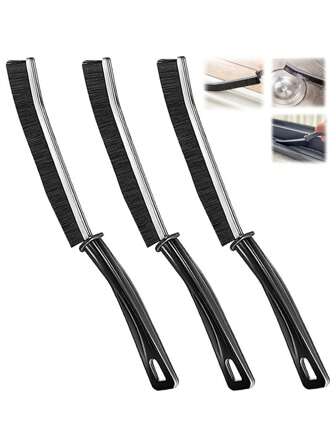 6pcs Gap Cleaning Brushes, Multifunctional Crevice Cleaning Tool, Dead Corners Brushes For Bathroom Kitchen Tiles Window Door Slots