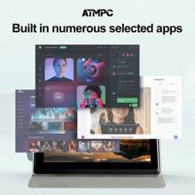 Tableta ATMPC 701A de 7 pulgadas con Android 11, 2GB de RAM DDR, 32GB de ROM, batería de 3500 mAh, procesador de cuatro núcleos, pantalla IPS de 7 pulgadas con resolución de 1024x600, cámara de 30 píxeles y luego de 200 píxeles, WiFi 802.11 b/g/n 2.4G, PC, tableta - Gris - Ver 6