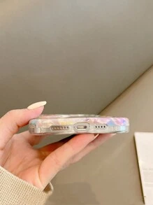 Flower Phone Case Creative Tie Dye Flowers Painted TPU Phone Case Compatible With Iphone//Honor