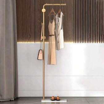 1pc Nordic Style Modern Freestanding Coat & Hat Rack For Bedroom & Living Room, Simple & Elegant Design