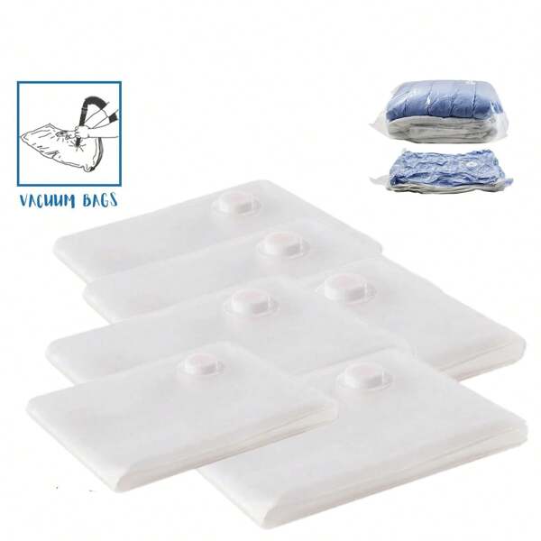 Bolsas de almacenamiento al vacío que ahorran espacio con un ahorro del 80% - Bolsas selladas al vacío para edredones, mantas, ropa de cama, prendas de vestir - Sellado de compresión para almacenamiento en el armario (1 pieza) Decoraciones, decoración de festivales, decoración de habitaciones, decoración del hogar, decoración del dormitorio