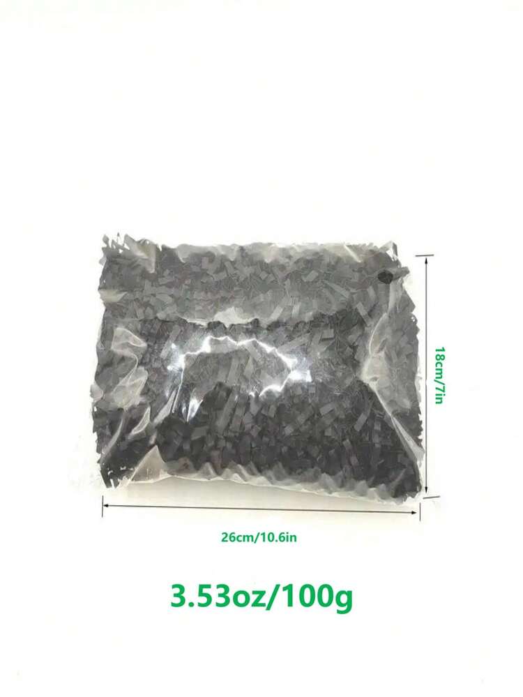 100g 工艺碎纸，拉菲草小包装波浪皮革彩色碎纸丝绸葡萄酒化妆品褶皱，圣诞节，万圣节，感恩节礼物，皱巴巴的彩色拉菲草纸拉菲草填充物 3.53 盎司 DIY 婚礼派对礼品盒糖果材料包装填充装饰 - 3.53盎司/100克 - 查看 4