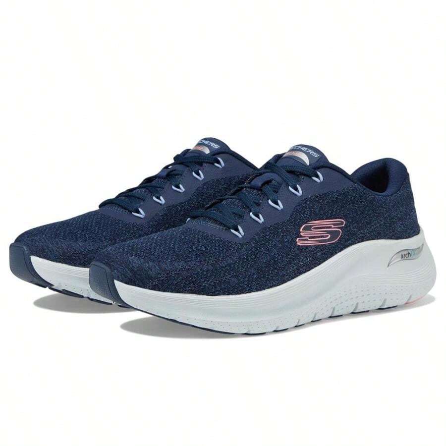 Skechers Arch Fit 2.0-Rich Vision - 海軍藍/粉紅色 - 查看 1
