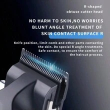 Kemei 2296 Tông đơ cắt tóc không dây 0mm Zero Gapped Khắc Clipper Detailer Máy cắt tóc điện chuyên nghiệp Kemei 2299 Tông đơ cắt tóc không dây 0mm Zero Gapped Khắc Clipper Detailer Máy cắt hoàn thiện điện chuyên nghiệp - màu đen - Xem 6