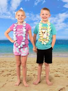 5 stuks Hawaiiaanse Leis, perfecte Hawaiiaanse feestartikelen voor zomerse strandvakanties, essentiële feestdecoraties voor verjaardagen, afstudeerders en huwelijksvieringen