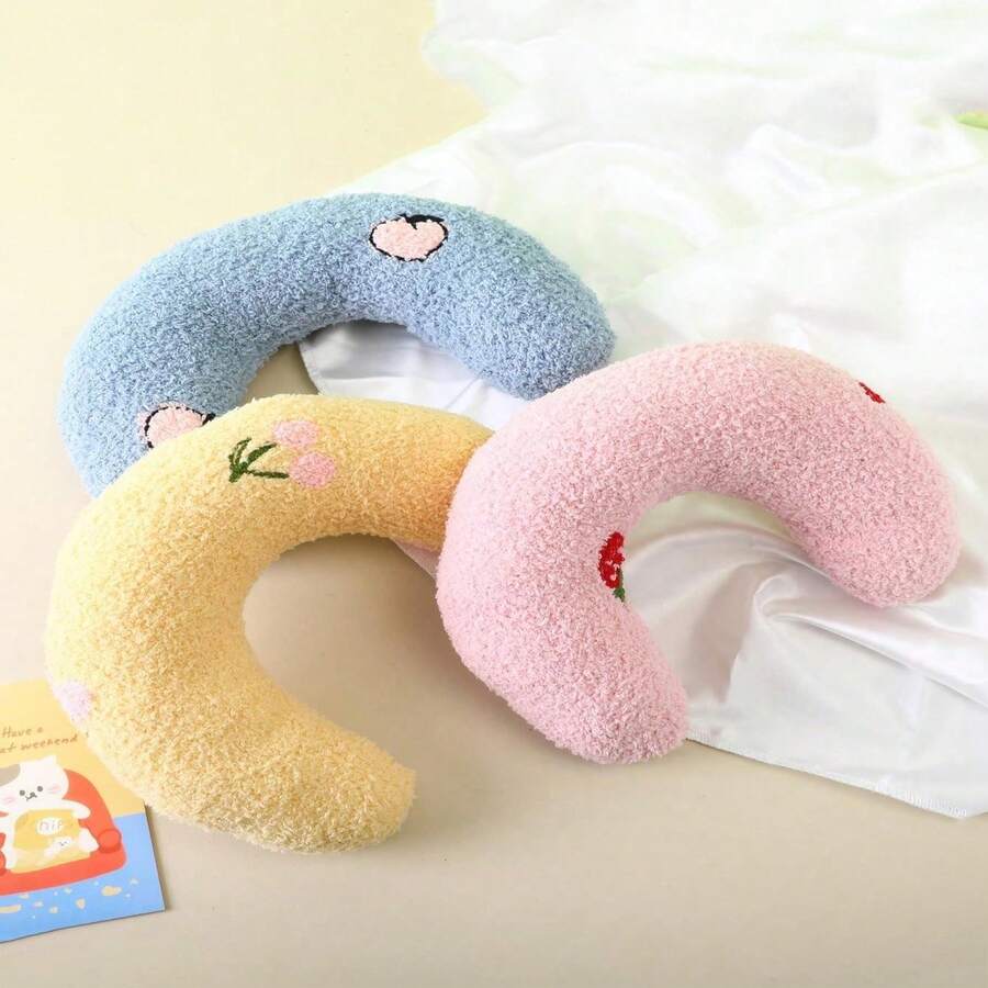 1 con búp bê nhồi bông cho thú cưng, búp bê gối nhồi bông cho chó quanh năm, gối cổ hình chữ U cho mèo để hỗ trợ cổ, búp bê thú cưng - Nhiều màu - Xem 1