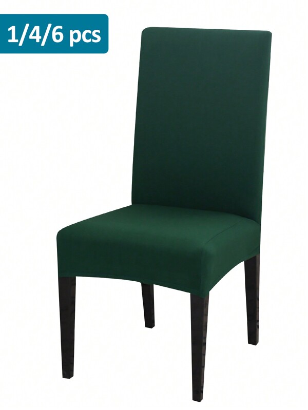 1 buc / 4 buc / 6 buc / 8 buc / 10 buc Husa pentru scaun simplu din matase de lapte, husa pentru scaun de masa elastica din poliester
