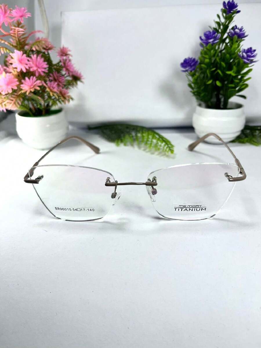 Women's Eyeglass Frames - Màu Khaki - Xem 1