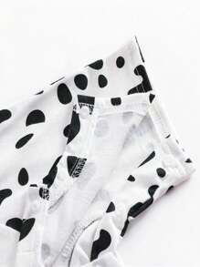 新生兒男寶寶連體衣/女寶寶鴨子造型短袖衣服 - 白色 - 查看 5