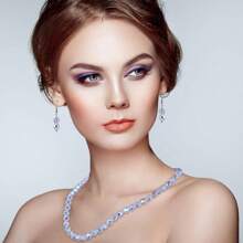 200 piezas/Paquete Cuentas acrílicas redondas facetadas transparentes de color AB de 8mm/0,3 pulgadas, cuentas acrílicas para manualidades DIY para hacer joyas, collares, pulseras, pendientes