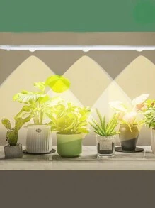 1pc Indoor Plant Growth Light, Full Spectrum Led Indoor Plant Light, Indoor Growth Light, Suitable For Small Plants - Three Adjustable Colors - View 1