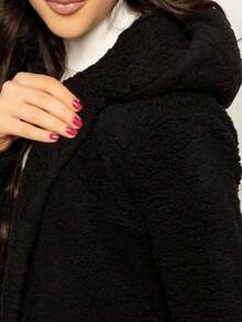 Women Coats - 黑色 - 查看 5