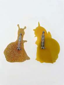 Ghim cài áo hình con ốc sên bằng tay 3D thủ công tinh tế bằng acrylic, quà tặng sinh nhật hoặc lễ hội thủ công - Cà phê nâu - Xem 3