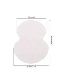 2 Pieces Armpit Sweat, Summer Antiperspiration For Men And Women Disposable Invisible And Durable Anti-Sweat Armpit Sweat, - White - View 2