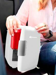 Mini Refrigerador 4L, Bluelander Ideal para 6 latas Pequeño tamaño, gran almacenamiento - Blanco - Ver 11