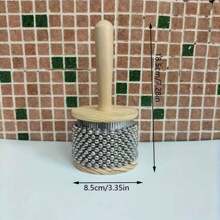 Vibrierende Metall-Cabasa - Lateinamerikanischer Rhythmus-Meister - Authentisches Perkussionsinstrument für Profis und Anfänger - tragbar, ergonomischer Griff, verleiht Ihrer Musik mehr Tiefe, Bassklarinette, Orff-Musikinstrument, Bassdrum Pedal, Musikinstrumente Schlagzeug