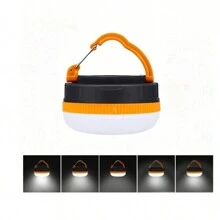 1pc Magnetic Camping Lantern Led With Frosted Design, Compact And Portable, Multi-Functional Tent Light For Outdoor Camping (Hanging)