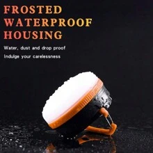 1pc Magnetic Camping Lantern Led With Frosted Design, Compact And Portable, Multi-Functional Tent Light For Outdoor Camping (Hanging)