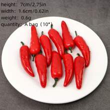 小型水果模型，小蔬菜套裝，假水果裝飾道具，仿真迷你水果 - 彩色 - 查看 13