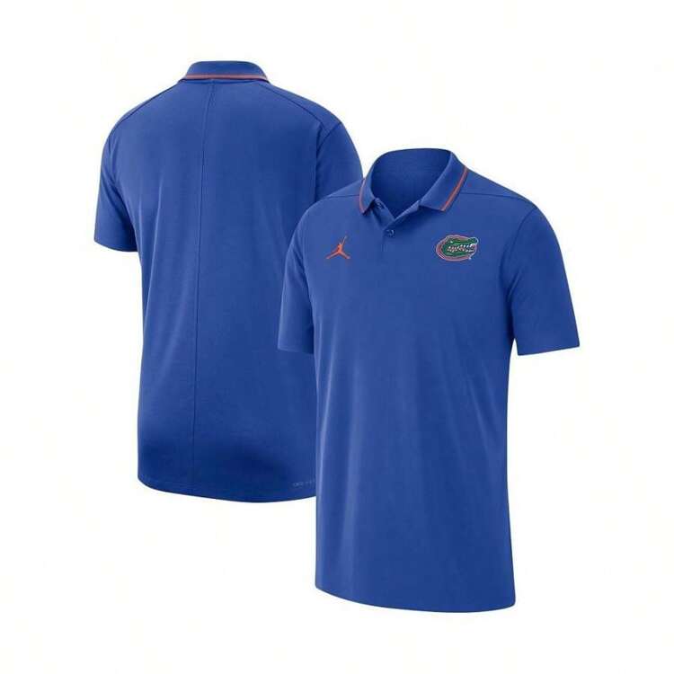 Jordan Polo de rendimiento de entrenador de los Florida Gators reales para hombres Moda de Mujer SHEIN Mexico