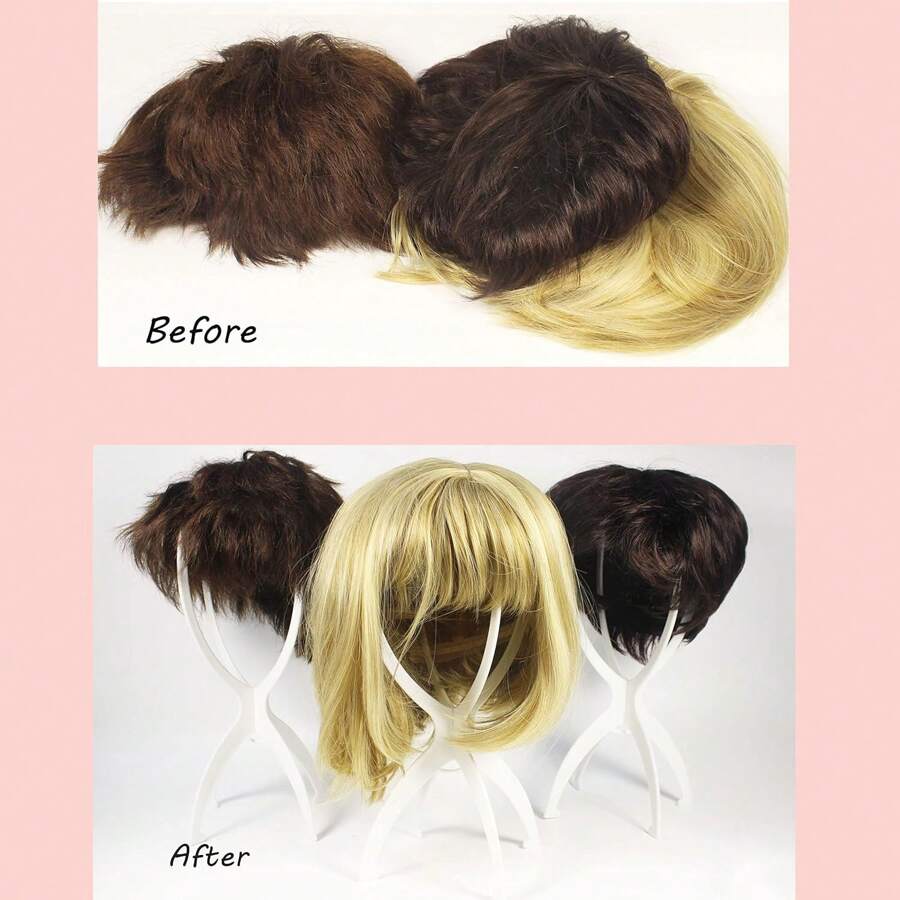 Portable Collapsible Wig Hanger For Hanging Wigs And Hats Durable ABS