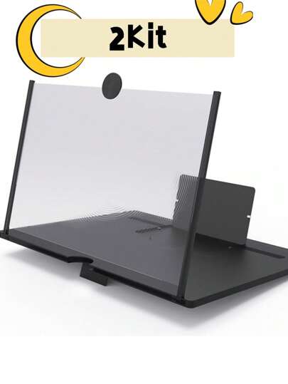 2KIT Amplificador De Imagem Da Tela Do Celular Lupa 3D Promoção