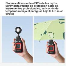 Paraguas De Lluvia Plegable Automático Resistente Sombrillas - Amarillo - Ver 5