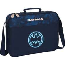 DC Comics Batman "Legendary" Extra-School Portemonnee - Officieel gelicentieerde Extra-School Portemonnee - Modern design - Ideaal voor boeken en schoolbenodigdheden - Duurzaam materiaal - Verstelbare riem