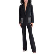 Steve Madden Men's And Women's Orange Clemson Tigers Two-Button Replica Softball Jersey - Black - View 5