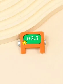 12入組可愛學生文具髮夾，適合日常使用，適用於不同大小的小、中、大童