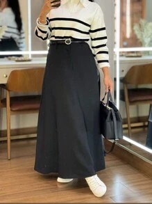 Women Skirts - 黑色 - 查看 1