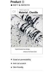 1 st All Seasons Universele Jacquard Weeftechnologie Chenille Sofa Kussenhoes, Dubbelzijdig Tweekleurig, Moderne Scandinavische Stijl, Huisdiervriendelijk, Anti-Vuil, Anti-Slip Sofahoes Voor L-vormige En 1/2/3/4 Zits Sofa In Woonkamer, Lente/Herfst Versie, Anti-Kras Sofa Beschermhoes