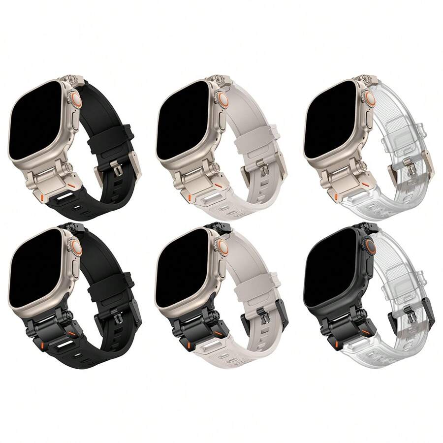1 Dây đeo Apple Watch dành cho Ultra 2/9/8/SE2/7/6/SE/5/4/3/2/1 Series 49mm, 45mm, 44mm, 42mm Dây đeo thể thao kết nối kim loại bằng thép không gỉ bền bỉ
