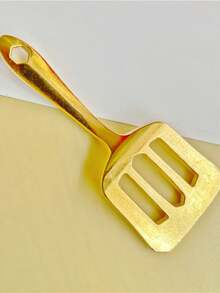 1pc Mini Gold Trowel Keychain With Trowel Pendant & Small Bottle Pendant - one-size - View 5