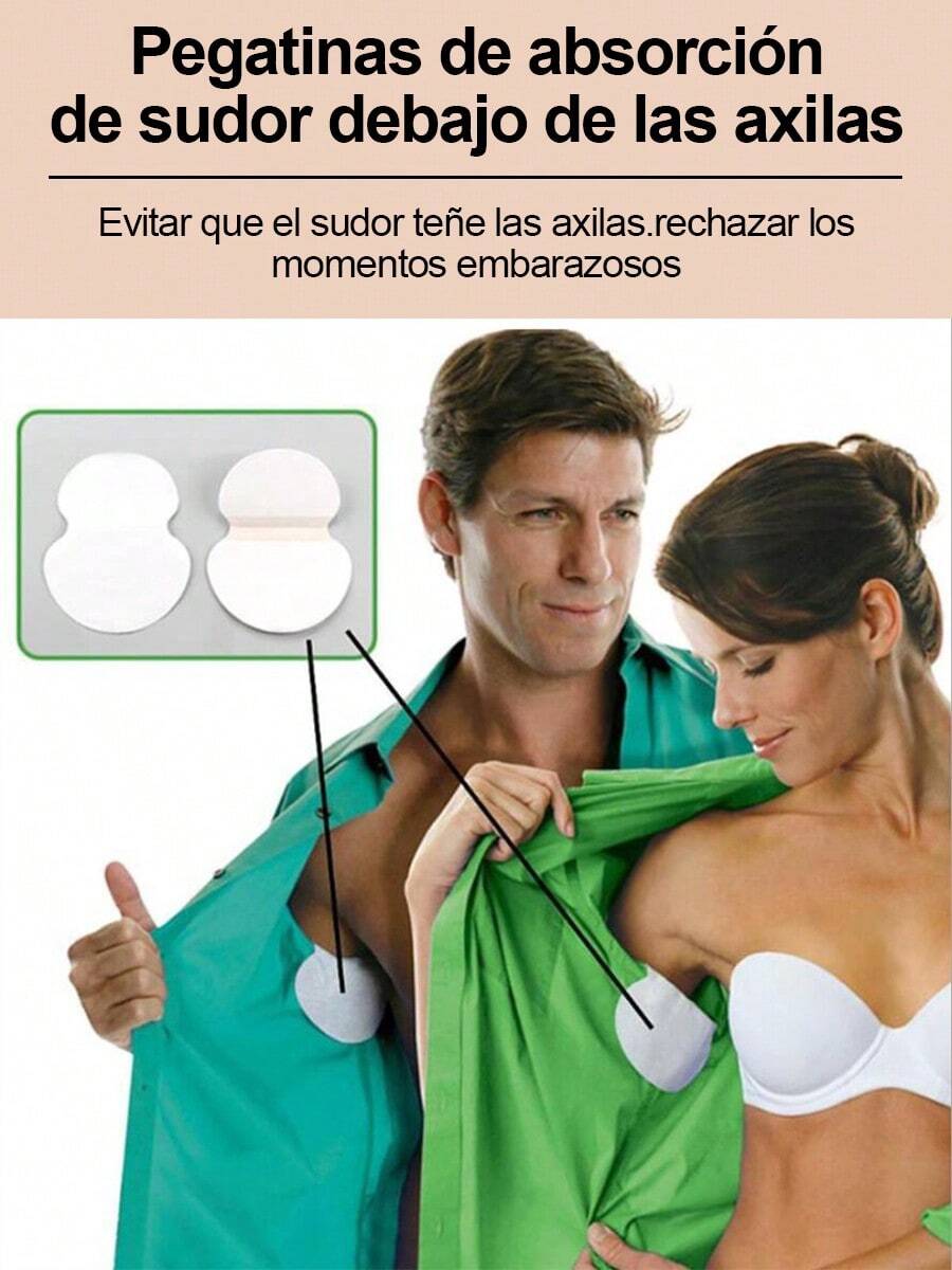 2 Pieces Armpit Sweat, Summer Antiperspiration For Men And Women Disposable Invisible And Durable Anti-Sweat Armpit Sweat, - White - View 1